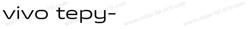 vivo tepy字体转换